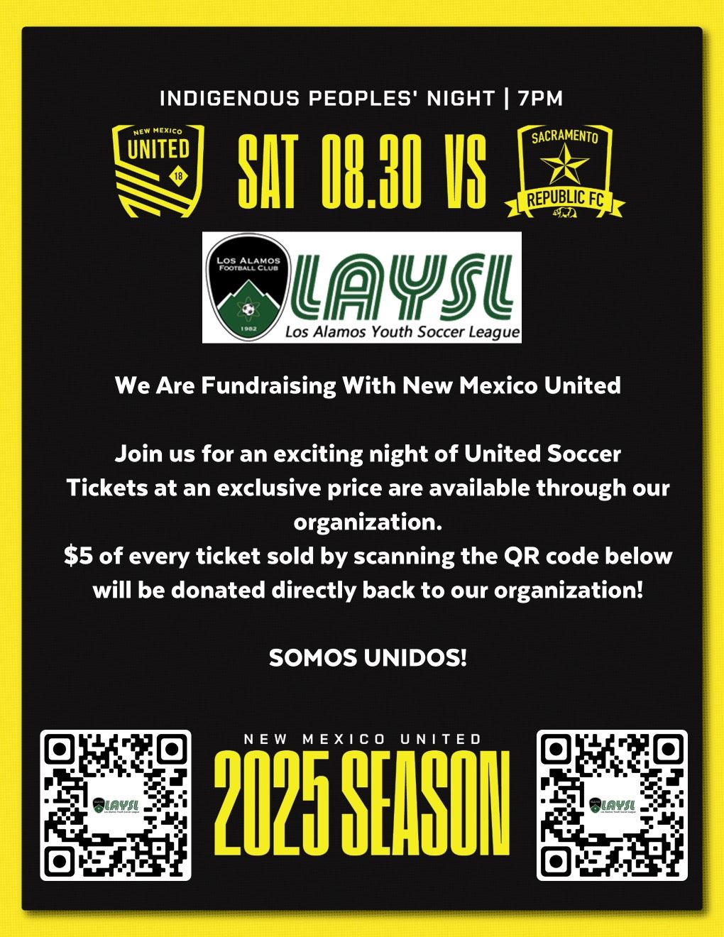 LAYSL :: NM United flyer